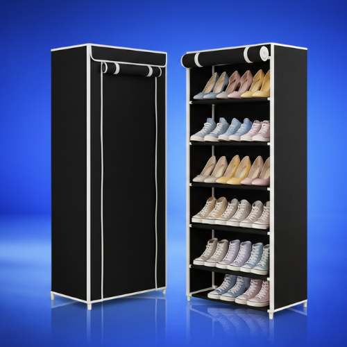 6 Rack Collapsible Wardrobe